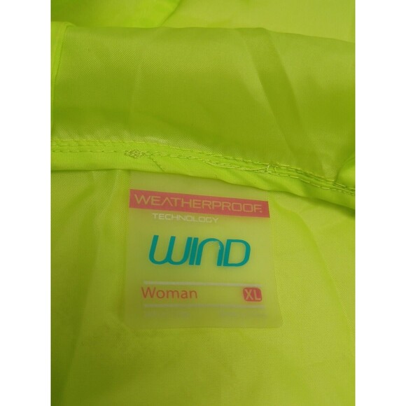 LSU Medicine Raincoat Jacket Hooded Neon Green XL - Picture 11 of 13